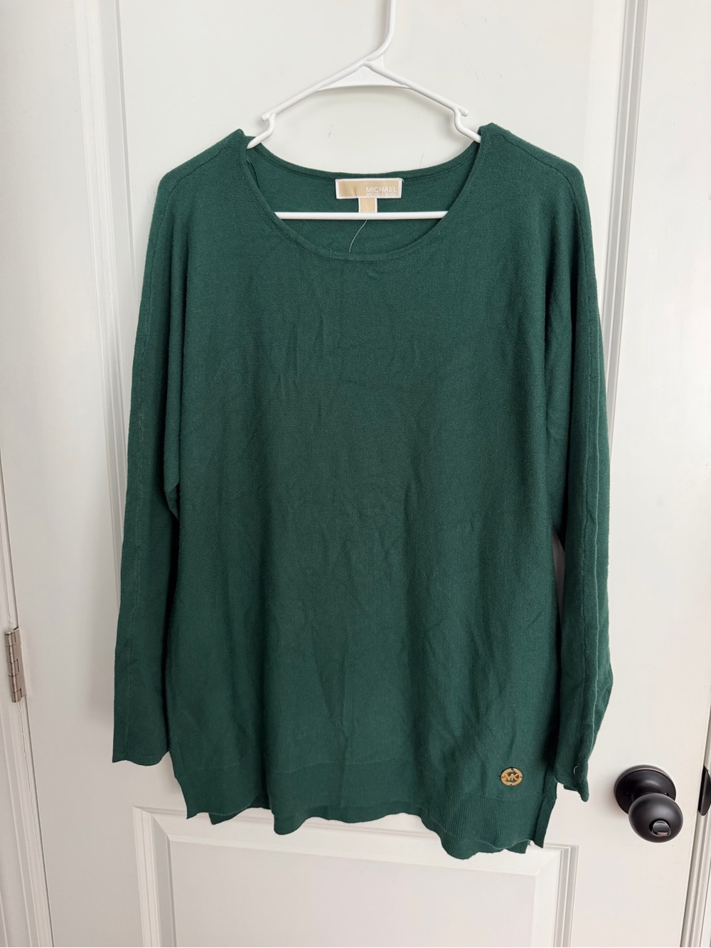 Michael Kors Dark Green Crewneck Sweater